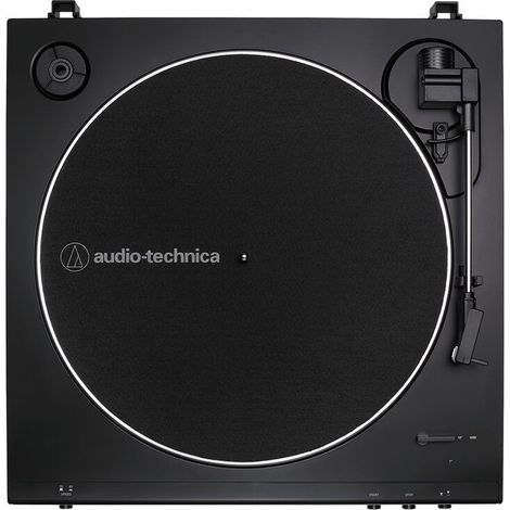 Audio-Technica AT-LP60X Giradischi con Trasmissione a Cinghia Automatico Nero