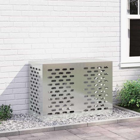 Klimaanlagenabdeckung Silber 100 x 50 x 70 cm Verzinkter Stahl (1/5)