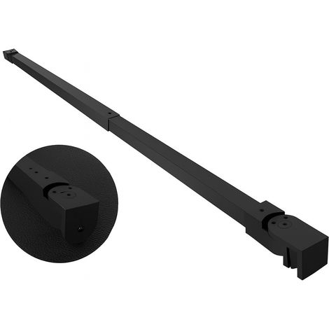 BRACCIO PER WALK IN QUADRO TELESCOPICO 2 TESTE SNODABILI- cm 70-100 Nero- DHIMP- pezzi 1