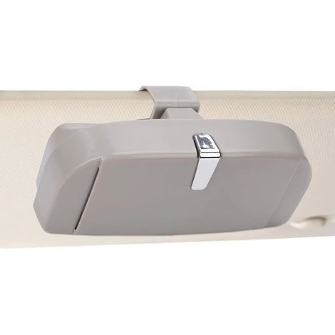 Estuche universal para gafas de coche con cierre magnético y compartimento para tarjetas, estuche multifuncional para el coche. (1/4)