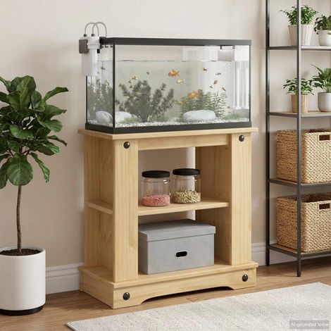vidaXL Supporto per Acquario CORONA Marrone 60 x 30 x 60 cm 150