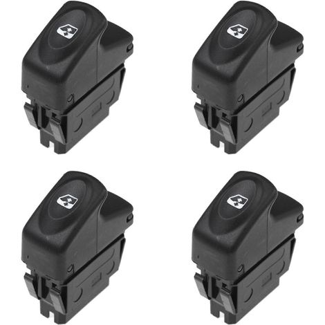 4x Elektrischer Fensterheberschalter, 5-polig, für Renault Megane MK1 95-04 / Clio II Kangoo 97-04, Teilenummern: 7700429999, 7700838100 (1/5)