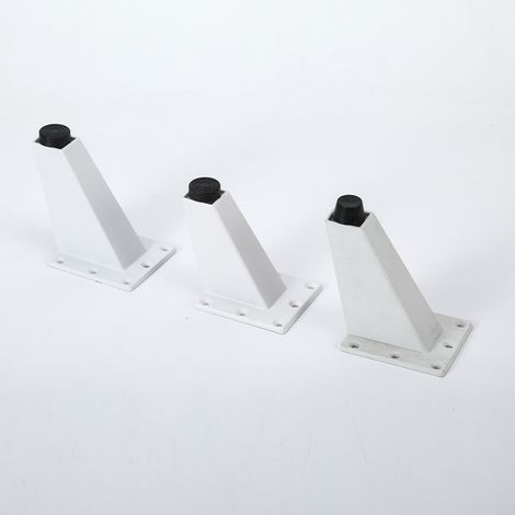 Pieds de meubles réglables blancs (92 mm), pieds de cuisine (1/5)