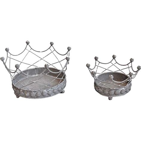 Ensemble 2 Caches Pots fleurs Couronne (1/3)