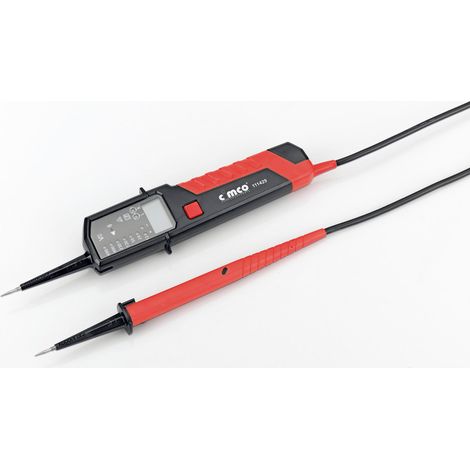 Cimco Spannungsprüfer LED LCD 690V AC/DC Schwarz