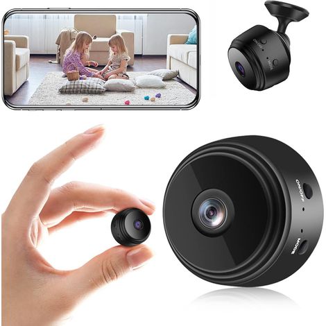 Générique Mini caméra Espion sans Fil,1080P Camera Surveillance WiFi exterieure/Interieur sans Fil Micro Caméra Espio,avec Détection de Mouvement et Vision Nocturne,Enregistrement vidéo à Distance (1/5)