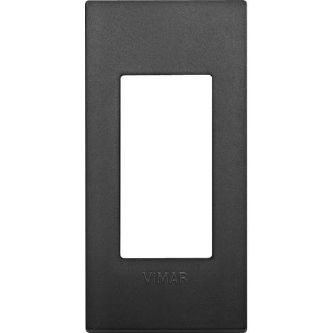 VIMAR - 19666.71 Plaque d'immatriculation noire Classic 1MP