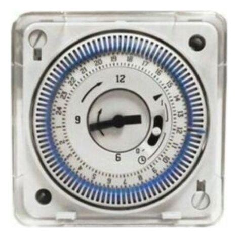 Horloge encastrable pour programmation d'appareils de piscine – Tension 230V – Alimentation électrique secteur – Mode de pose encastré (1/4)