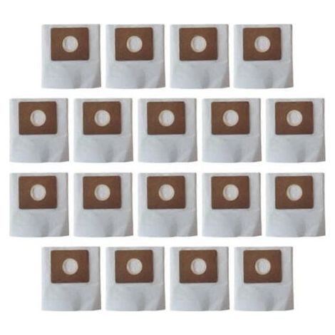 Lot de 18 sacs à poussière en papier de 1,5 gallon compatibles avec les aspirateurs d'atelier sac filtrant jetable de 1 à 1,5 gallon référence 90667, type A référence 9066700 (1/5)
