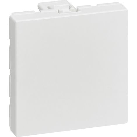 Legrand – Obturateur Mosaic blanc 2 modules – Support pour câblage électrique – Esthétique uniforme pour installations futures