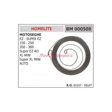 Muelle de arranque HOMELITE para motosierra EZ SUPER 150 250 350 360 000508