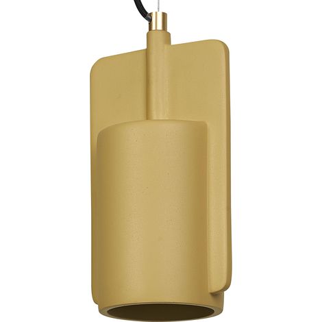 OSRAM Decor Mold Suspension décorative avec abat-jour moulé en béton, 225 mm, avec culot E27, IP20, doré (1/5)