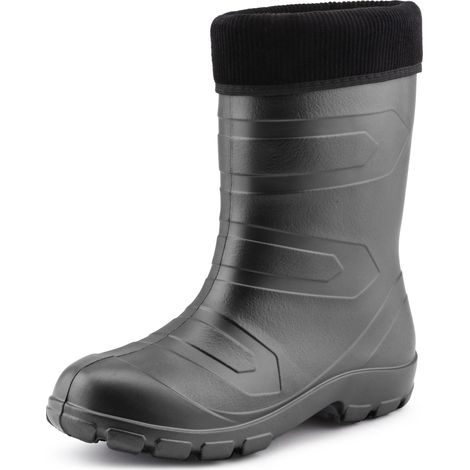 Ladeheid Damen Thermo EVA Gummistiefel federleicht LALMG879 (Graphite/Schwarz, 40 EU)