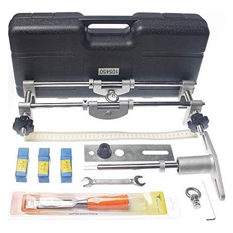 Portable Door Lock Mortiser Kit with 3 Tungsten Steel Burrs 18 22 25mm Door Lock Installation Kit (1/5)