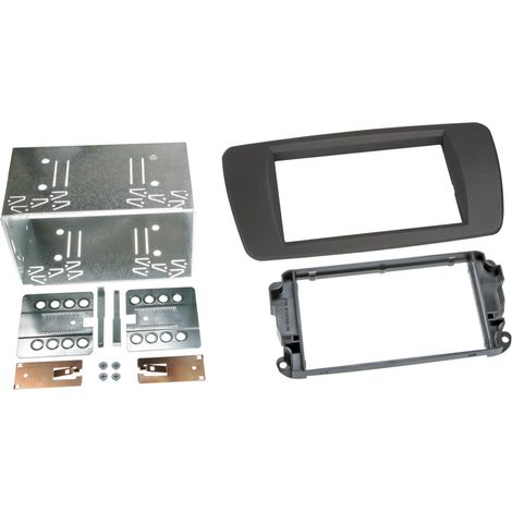 Kit Support Autoradio compatible avec Seat Ibiza 6J - Gris tuam 2Din