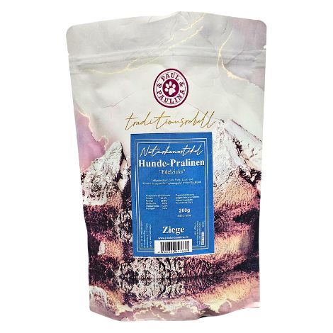Pralines au chèvre, noix de coco et cynorhodon 200 g friandises pour chiens chiens allergiques Paul & Paulina (1/5)
