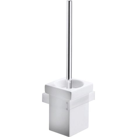 Lineabeta - Portascopino Skuara in ceramica bianco