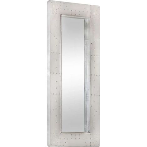 Miroir de style aviation, 110x50 cm, en métal. (1/5)