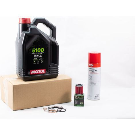 Kit Entretien Vidange Standard pour YAMAHA WR 125 de 2009 à 2017 - MOTUL 5100 10W40 4L