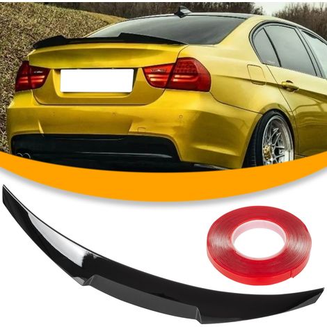 Spoiler posteriore per tetto BMW 3 E90 04-11 - alettone per cofano bagagliaio NERO LUCIDO M3 (1/5)