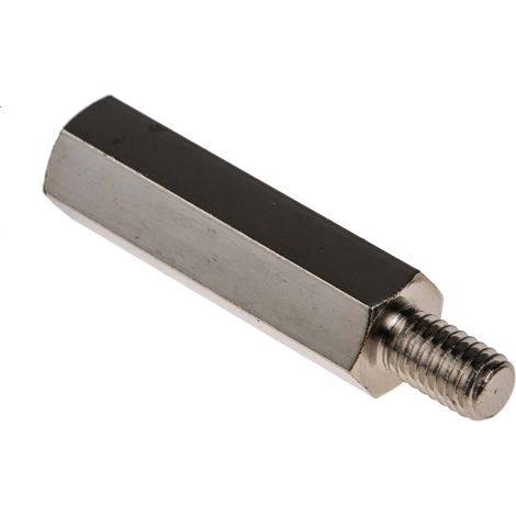 Entretoise filetée RS PRO, longueur 35mm, Mâle / Femelle, M6 x M6 ( Prix pour Sachet de 50 ) (1/3)