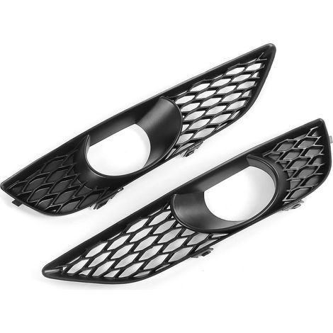 Grille de pare-chocs avant avec feux antibrouillard 4L0807675C noire, remplacement pour Q7 2009-2015 (1/5)