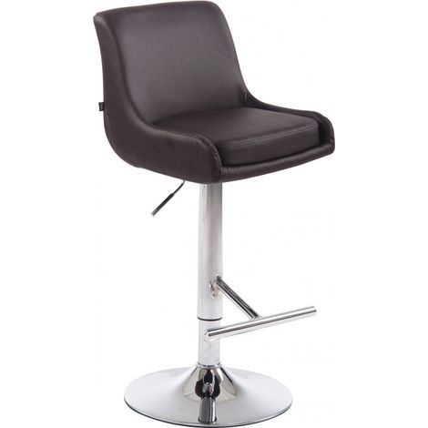 Barhocker Club Kunstleder braun chrom (1/5)