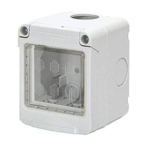 6,0 x INVOLUCRO A PARETE + PORTELLA IP55