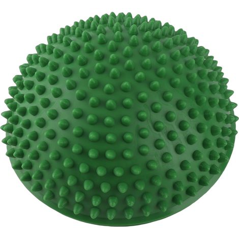 Boule de massage demi-ronde en PVC, balles de Yoga, exercice de remise en forme, masseur de gymnastique (vert) (1/5)