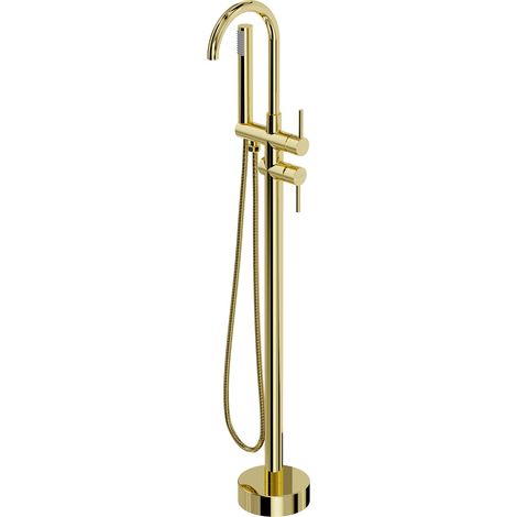 Mexen Alma rubinetto da bagno indipendente, dorato - 75033-50 (1/5)