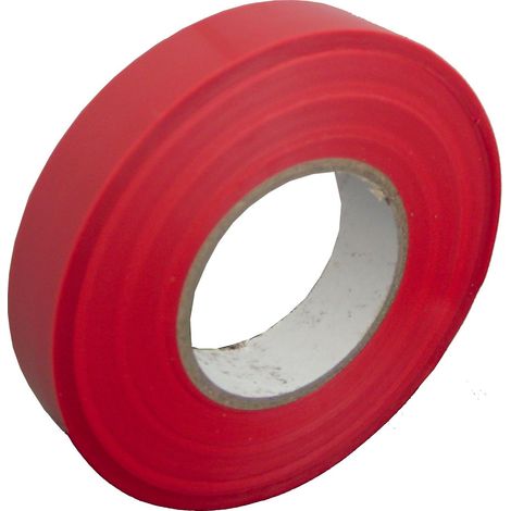 Nastro isolante adesivo 19mm 25 m rosso bustina/cav - Electraline (1/3)
