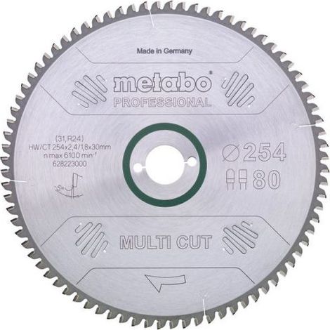 METABO Sägeblatt "multi cut - professional", 305x2,8/2,0x30, Z96 FZ/TZ, 5°neg. (628091000)
