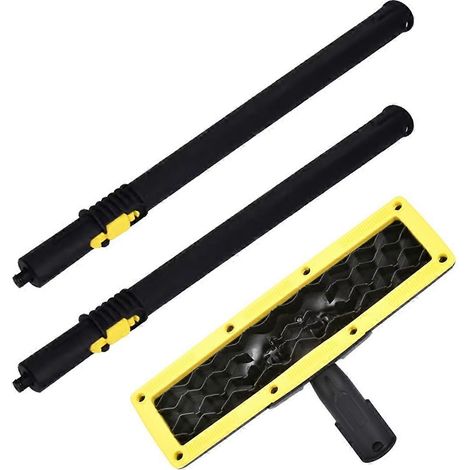 Rallonge de lance de pulvérisation avec tête de brosse de sol pour Karcher jaune torsadée