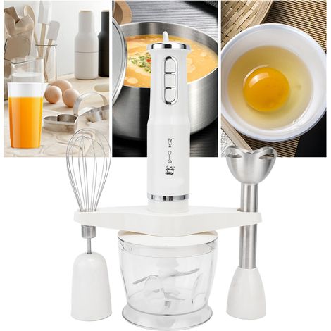 Robot culinaire portatif multifonctionnel, mixeur électrique, appareil pour aliments pour bébés, centrifugeuse, hachoir à viande, norme européenne 220V, blanc. (1/5)