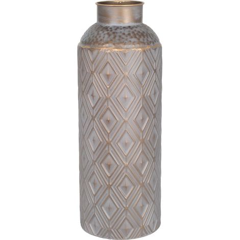 Signes Grimalt Jarrón Decoracion Jarron S Jarrones Y Portavelas Gris 20x20x55cm 34155