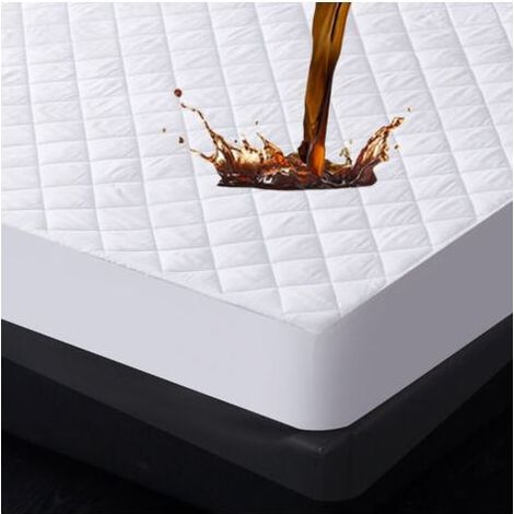 Alèse et protège matelas-Protège-matelas respirant et rafraîchissant, housse de matelas lavable et silencieuse, housse de lit imperméable, protège-matelas à poches profondes - Twin 99X190+36
