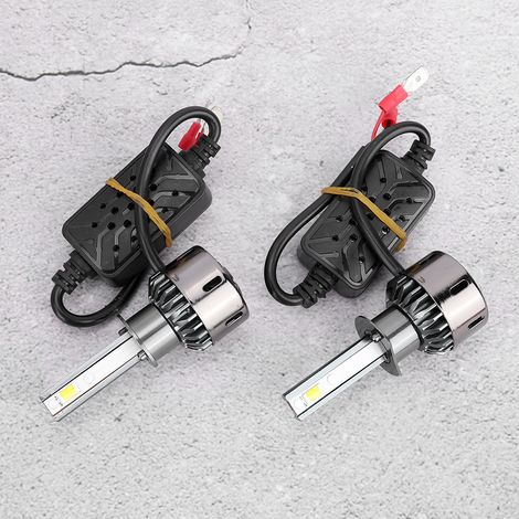 2 Stück Scheinwerfer H1 4300K/3000K/6000K 35W Fahrzeug-Nebelscheinwerfer 4000lm DC1224V Nebelscheinwerfer