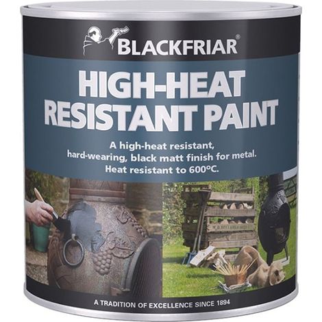 Blackfriar BF0520004F1 High-Heat Resistant Paint Black 250ml BKFHRB250 (1/2)