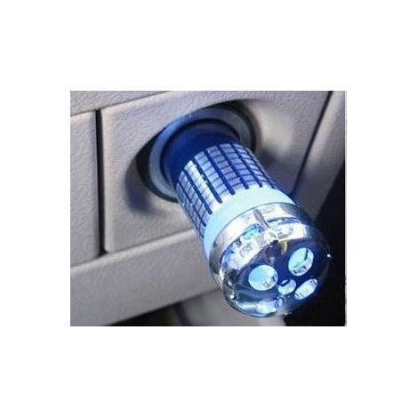 Ambientador ionizador purificador de aire para frontal del coche varios colores  Color: Azul oscuro