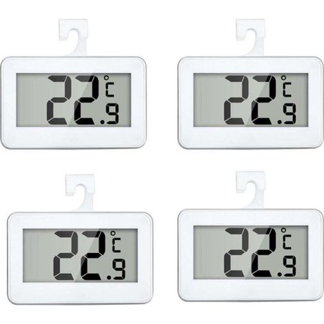 Thermomètre numérique étanche avec thermomètre pour compartiment congélateur avec écran LCD facile à lire, parfait pour une utilisation en extérieur (1/4)