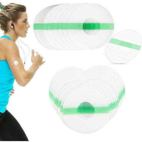 Freestyle Libre Sensor Cover, 30 Pcs Waterproof Libre Sensor Covers, Round Freestyle Libre Sensor Stickers Adhesive Libre Sensor Patches for Long Lasting Sensor Patches (1/4)