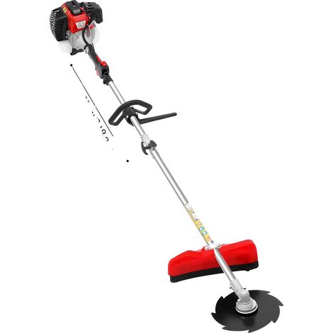 Débroussailleuse, moteur 52cc, design multifonctionnel, Rouge (1/2)