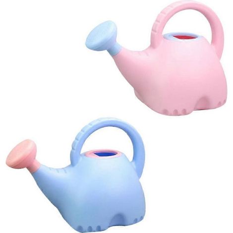 Lot de 2 arrosoirs éléphant avec vaporisateur pour plantesjouet pour enfantsarrosoir à mainmotif animal (1/5)