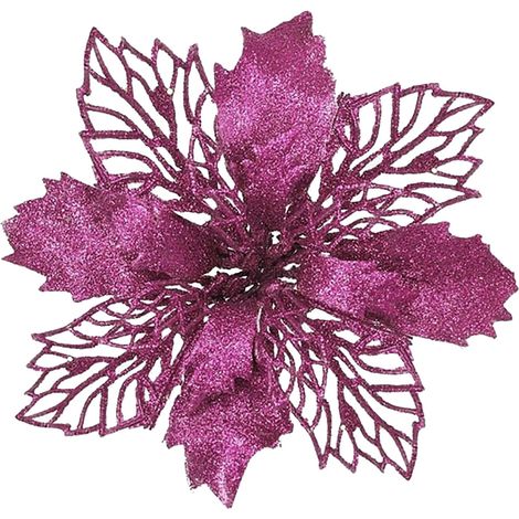 Fleurs Artificielles - Roses En Mousse PE - Décoration De Noël Et Intérieure - 12 Pièces (1/5)