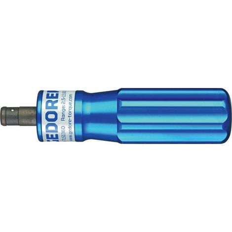 Gedore 755-03 Tournevis dynamométrique 0.27 - 1.35 Nm DIN EN ISO 6789 (1/4)