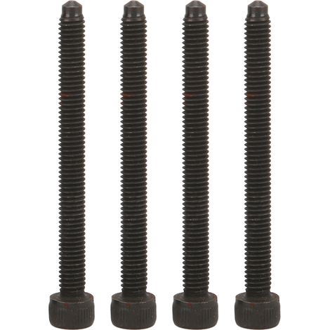 Injektorschrauben-Set 038103385A, schwarzer Eisenersatz für A3 Cabriolet 2008 – 2009 4-teilig.
