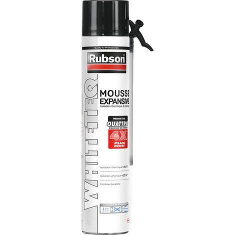 Mousse Expansive White Teq, Isolation, Aérosol 750 ml, Blanc (1/5)