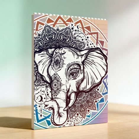 Cadre en briques de construction, cadeau pour couple (1/5)