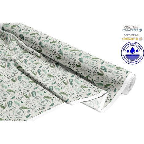 Outdoor dekostoffe oxford - Motiv Blätter und Zweige I DR082 (1/5)