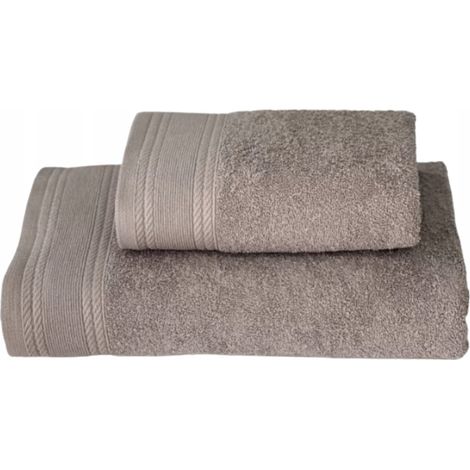 Set di 2 asciugamani da bagno 100% cotone, stile SPA/hotel, assorbenti, 50x90 cm, 70x140 cm. (1/5)